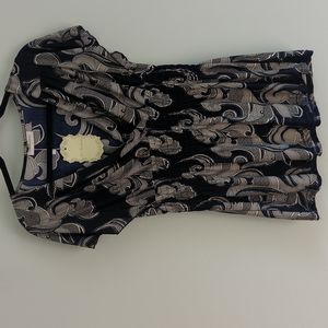 ACE fashion 1x Navy blouse